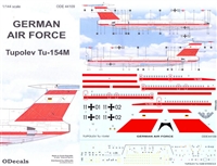 1:144 German Air Force Tupolev 154M