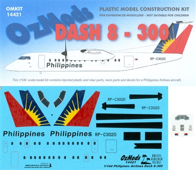 1:144 DHC-8-300, Philippine Airlines