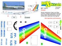 1:144 TransBrasil Cargo Boeing 707-320C