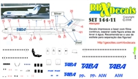 1:144 Taba Boeing 727-200