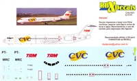 1:144 TAM 'CVC' Fokker 100