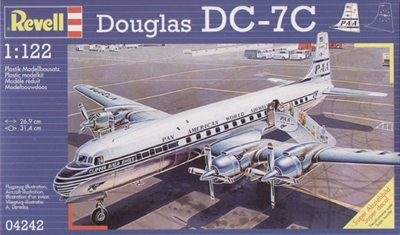 1:122 Douglas DC-7C, Pan American (No Decal)