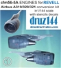 1:144 CFM56-5A Engines (2) for Airbus A.320 (Revell kit)