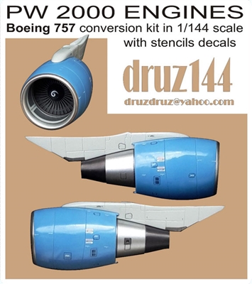 1:144 Pratt & Whitney PW 2000 engines (2), Boeing 757