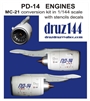 1:144 PD-14 Engines (2) for Irkut MC-21-300