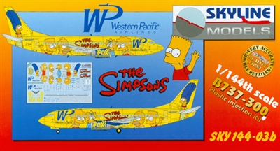 1:144 Boeing 737-300, Western Pacific 'The Simpsons'