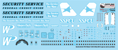 1:144 Western Pacific 'Federal Security Credit Union' Boeing 737-300