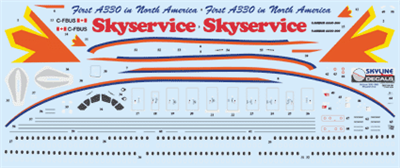 1:144 Skyservice Canada Airbus A.330-300