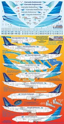 1:144 Garuda Indonesia Boeing 737-300 / -400 / -500