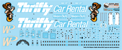 1:200 Western Pacific 'Thrifty' Boeing 737-300