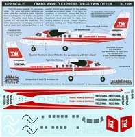1:72 Trans World Express DHC-6 Twin Otter