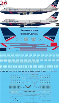 1:200 British Airways (Landor cs) Boeing 747-100 / -200B