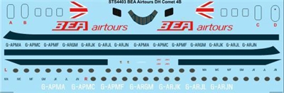 1:144 BEA Airtours Dh.106 Comet 4B