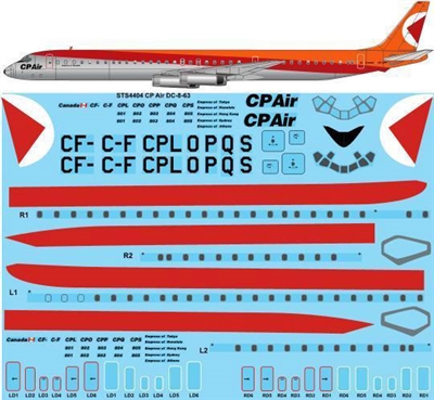 1:144 CP Air Douglas DC-8-63