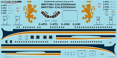 1:144 British Caledonian Vickers VC-10