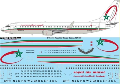 1:144 Royal Air Maroc Boeing 737-800