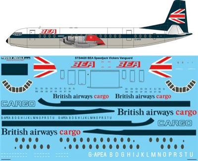 1:144 BEA 'Speedjack' / British Airways V.950 Vanguard