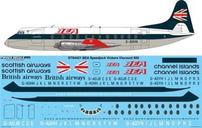 1:144 BEA 'Speedjack' Vickers Viscount 800