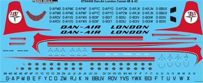 1:144 Dan Air London Dh.106 Comet 4B / 4C