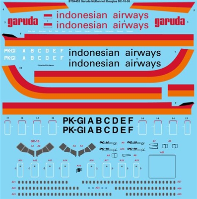 1:144 Garuda Indonesian McDD DC-10-30