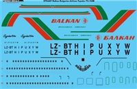 1:144 Balkan Bulgarian Airlines (later cs) Tupolev 154M