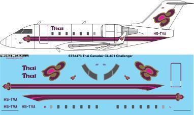 1:144 Thai International Canadiar CL.604 Challenger