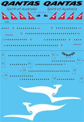 1:144 QANTAS Airbus A.380