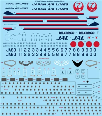 1:144 JAL Douglas DC-8-61 / -62