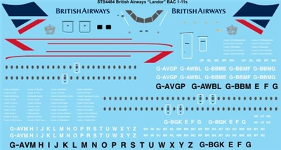 1:144 British Airways (Landor cs) BAC 1-11-400 / -500