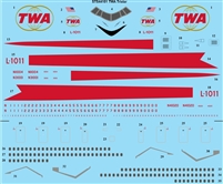 1:144 Trans World Airlines (twin globe) L.1011 Tristar