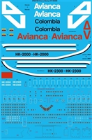 1:144 Avianca Columbia Boeing 747-200