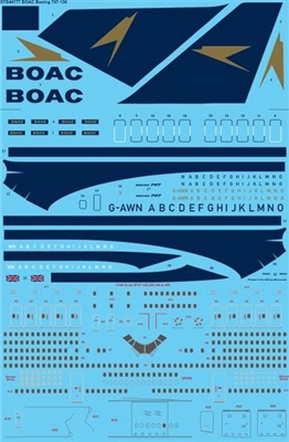 1:144 BOAC Boeing 747-136