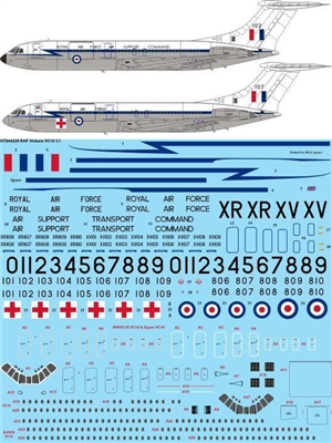 1:144 RAF Transport Command Vickers VC-10 C1