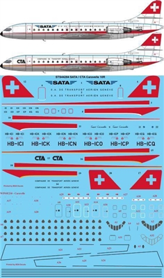 1:144 SATA Se.210 Caravelle 3