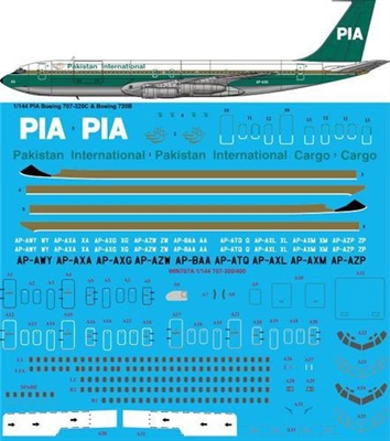 1:144 Pakistan International Boeing 707-320C