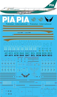 1:144 Pakistan International Boeing 747-200B