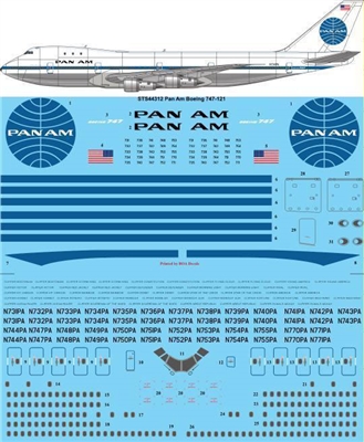 1:144 Pan Am (delivery cs) Boeing 747-121A
