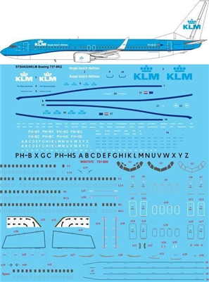 1:144 KLM (2015 cs) Boeing 737-800