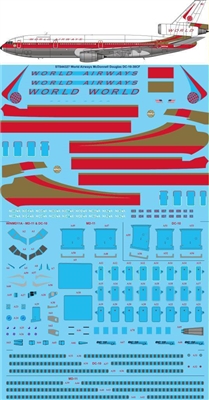 1:144 World Airways (later cs) McDD DC-10-30