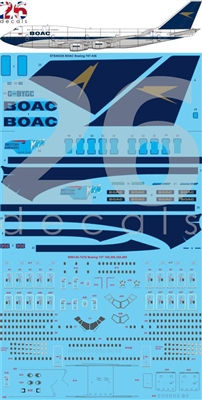1:144 BOAC (British Airways 'retro') Boeing 747-436