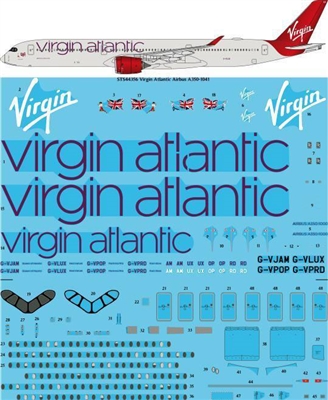 1:144 Virgin Atlantic Airbus A.350-1000