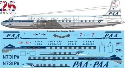 1:144 Pan American World Airways Douglas DC-7C