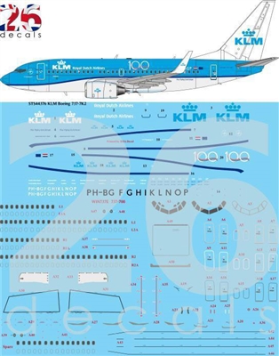 1:144 KLM (2015 cs) Boeing 737-700
