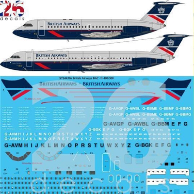1:144 British Airways (Landor cs) BAC 1-11-400 / -500