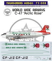 1:72 World Wide Airways Douglas C.47 'Arctic Rose'