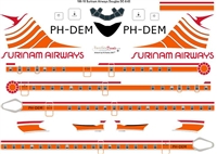 1:100 Surinam Airlines Douglas DC-8-63