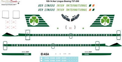 1:100 Aer Lingus Boeing 737-200