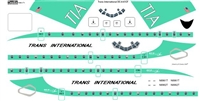 1:144 Trans International Douglas DC-8-63