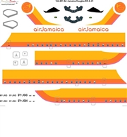 1:144 Air Jamaica Douglas DC-8-61