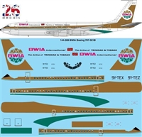 1:144 British West Indian Airlines Boeing 707-320B